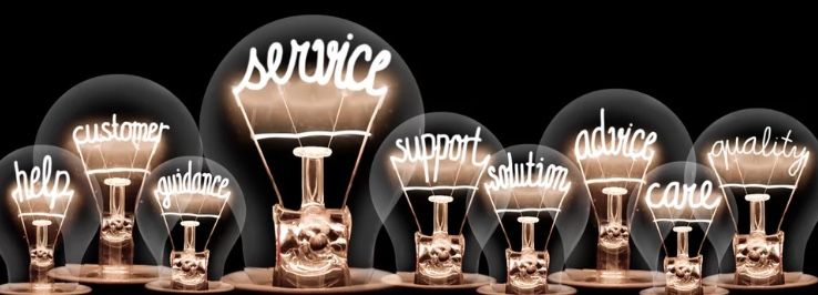 Light bulbs reading service, support and solution